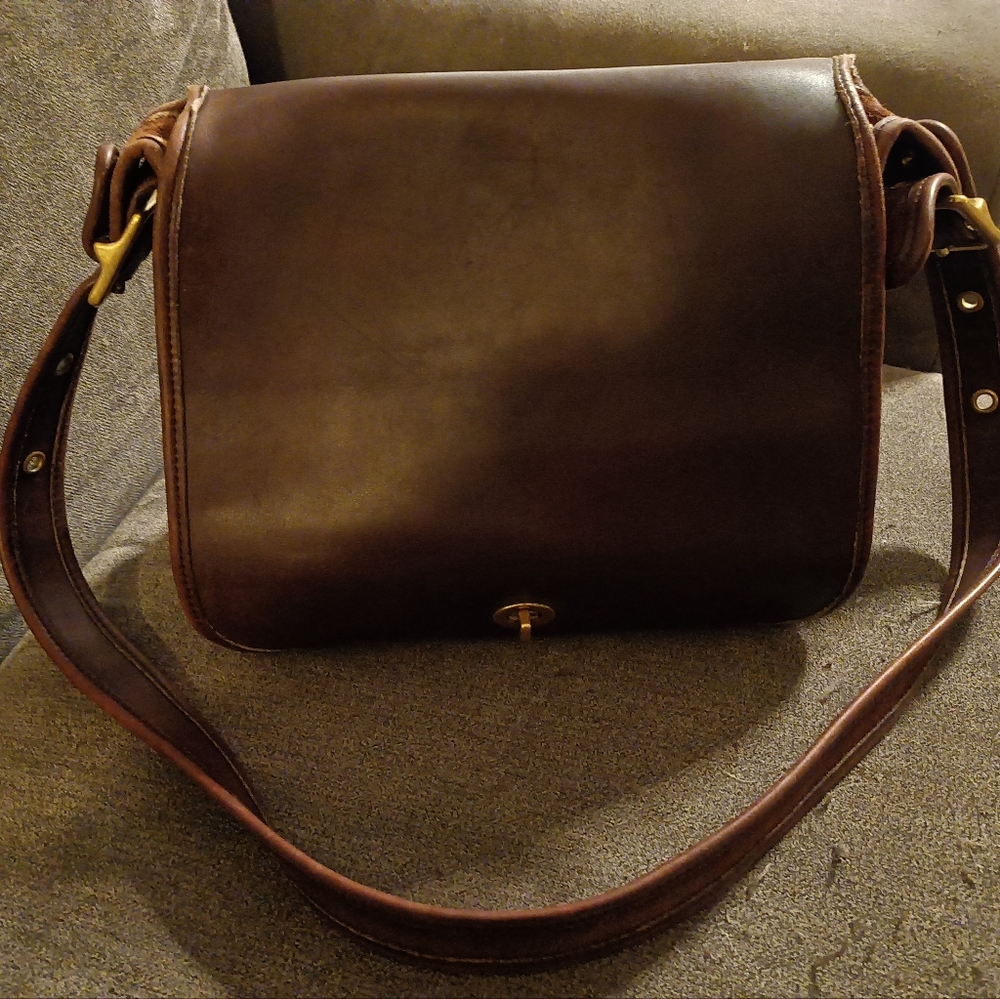 Coach Stewardess Bag- brown